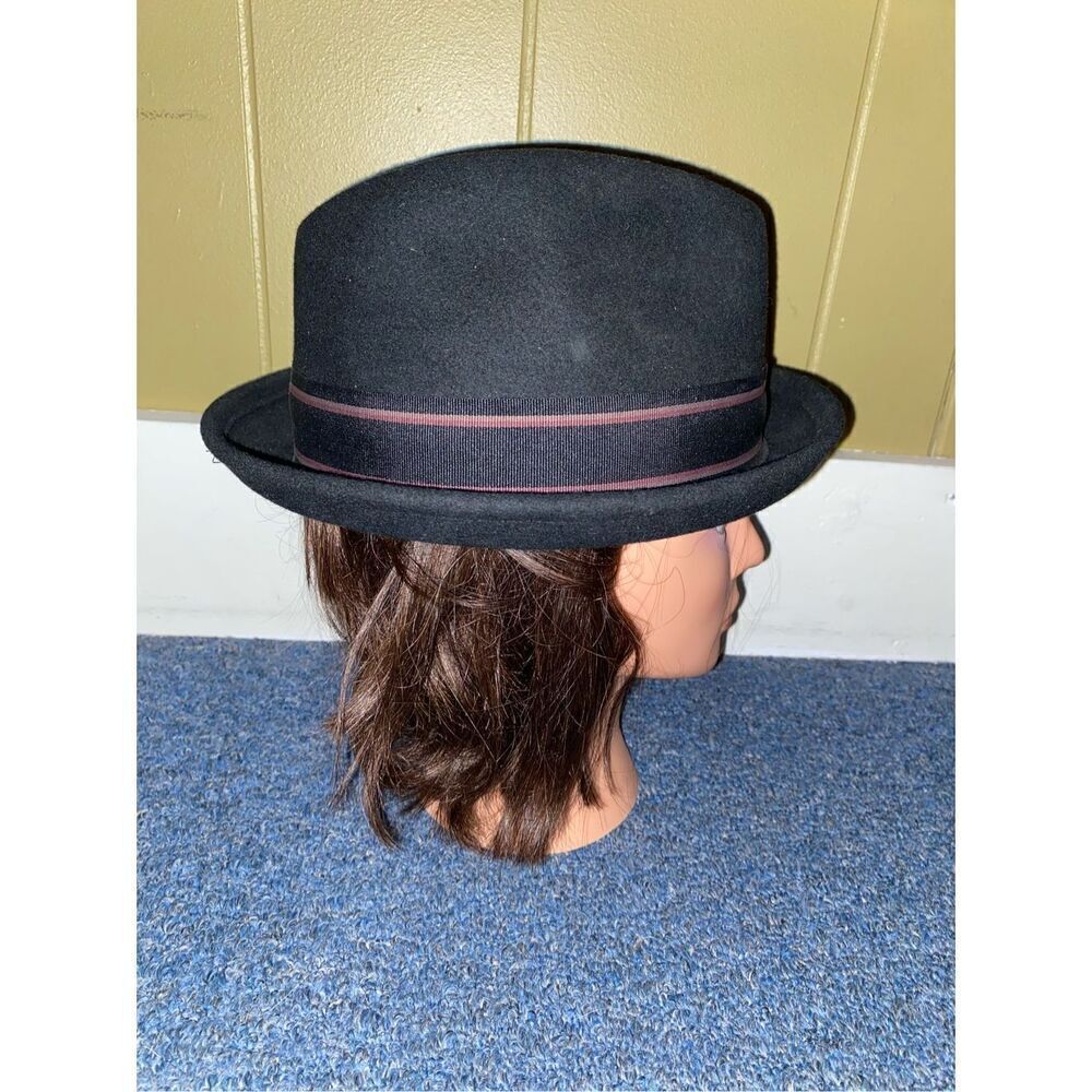 World market men One Size 100% wool fedora black